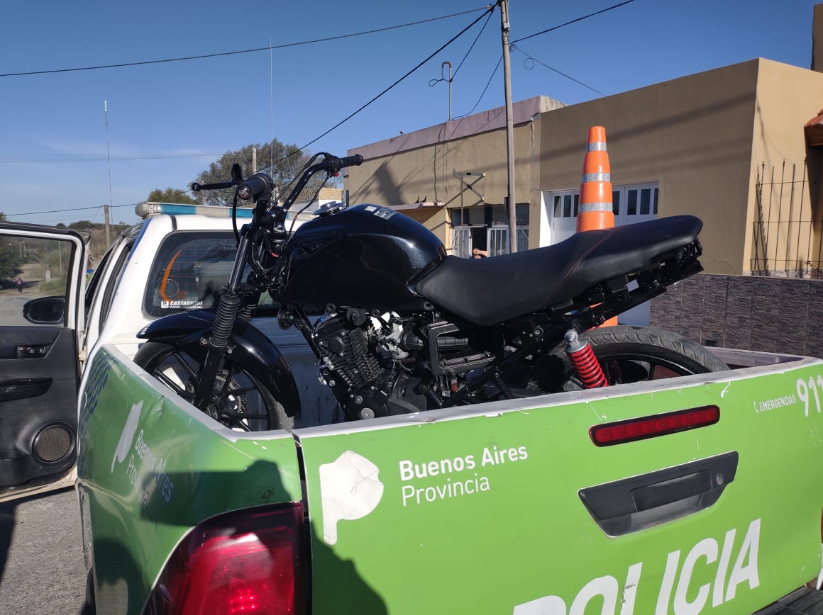 En Sierras Bayas Recuperaron Dos Motos Robadas Canal Verte